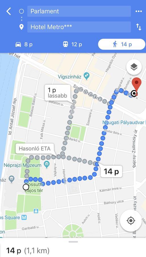 Hotel Metro Budapest Bagian luar foto
